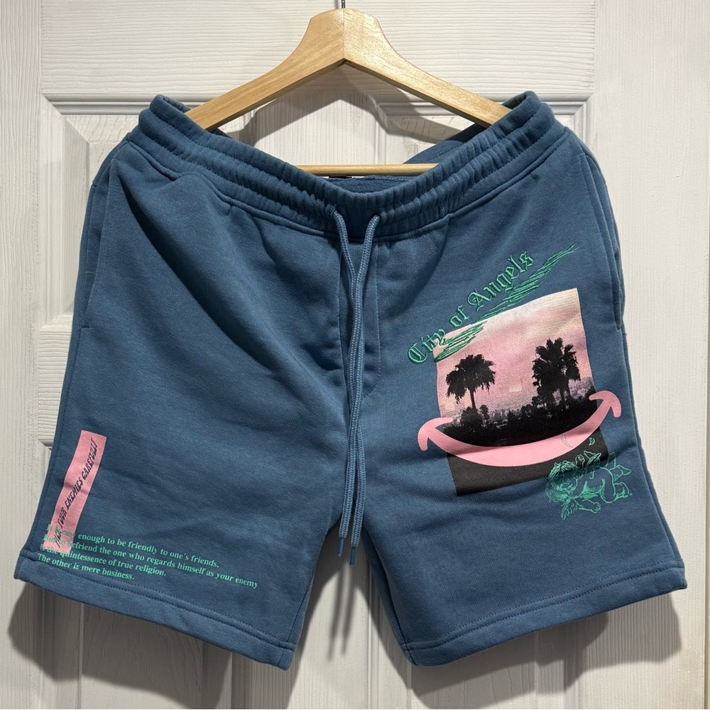 City of Angels Blue Shorts